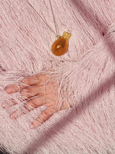 Подвеска "Волшебная лампа Алладдина" желтая