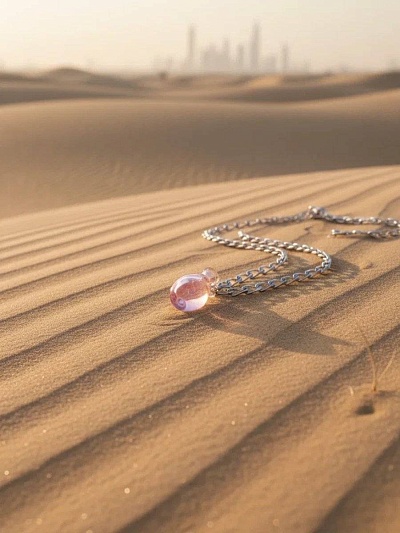 Подвеска "Волшебная лампа Алладдина" розовая