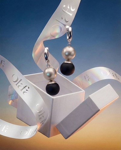 Серьги "Инь-Янь"