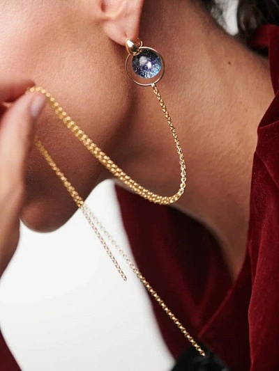 Серьги "Звездный дождь"