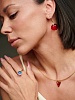 Серьги "Черешни" золотистые