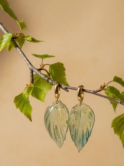 Серьги "Березовый нектар"