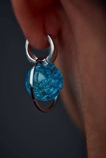 Серьги "Пузырьки Байкала"