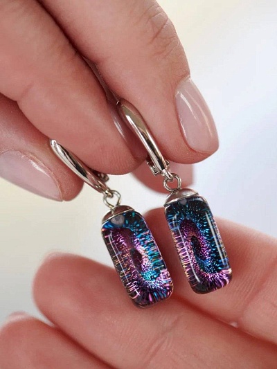 Серьги "Звездопад воспоминаний"