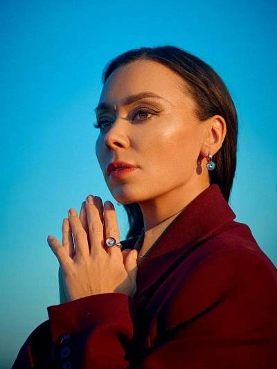 Комплект "Пульс галактики" с кольцом