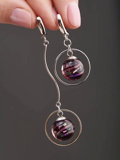 Серьги "Виноградное безумие"