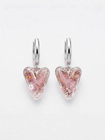 Серьги "Сердце рассвета"