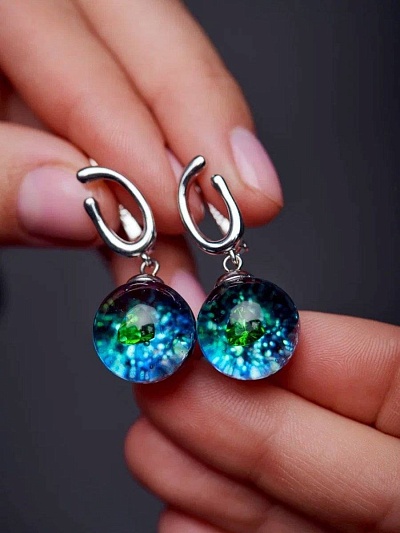 Серьги "Королевский Бора-Бора"