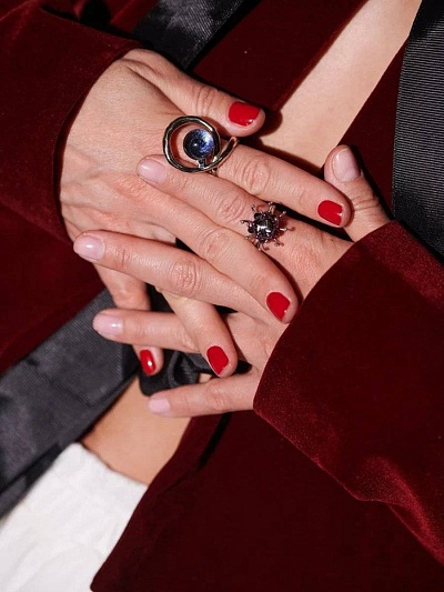 Кольцо "Лунная дорожка"