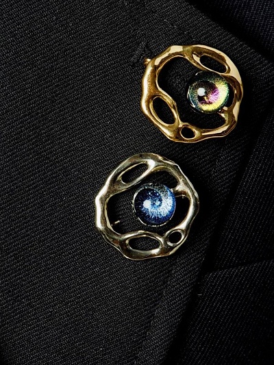 Брошь "Солнечное сплетение"