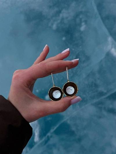 Серьги "Сибирская жемчужина"