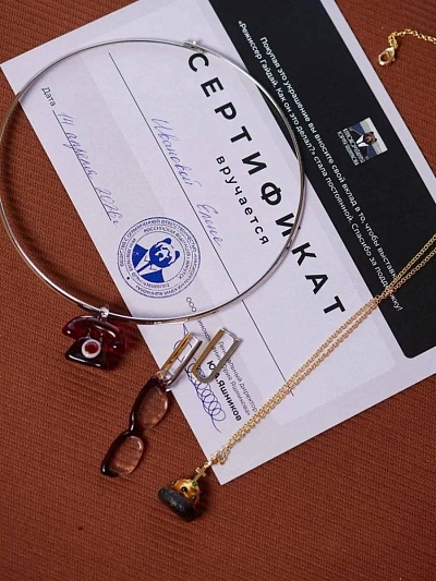 Кулон "Шапка Мономаха"