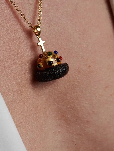 Кулон "Шапка Мономаха"