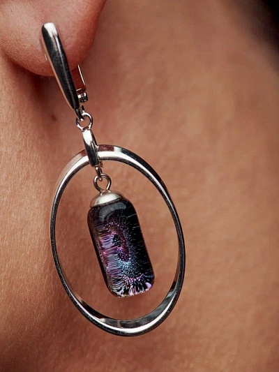 Серьги "Аккорд Вселенной"