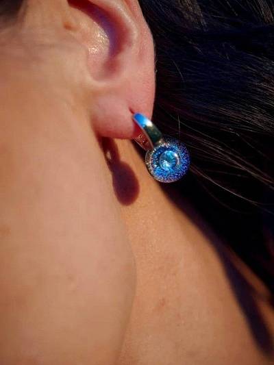 Серьги "Пульс галактики"