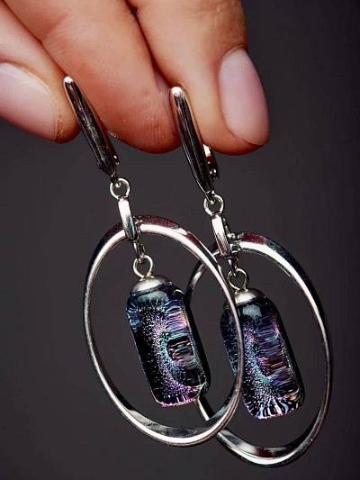 Серьги "Аккорд Вселенной"