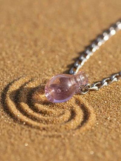 Подвеска "Волшебная лампа Алладдина" розовая