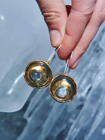 Серьги "Поющие чаши"