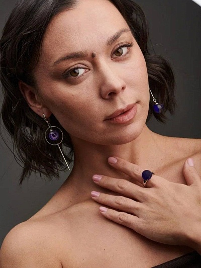 Серьги "Леди Вселенная"