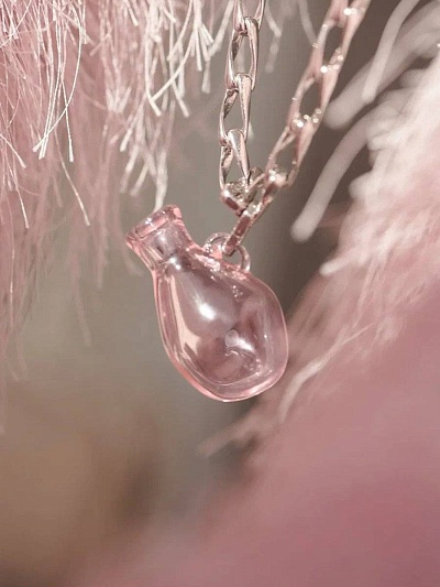 Подвеска "Волшебная лампа Алладдина" розовая