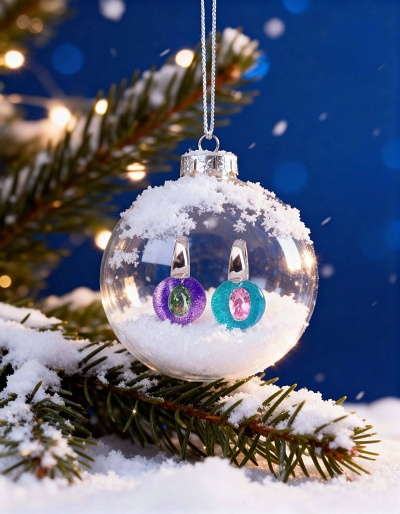 Серьги "Разноглазки"