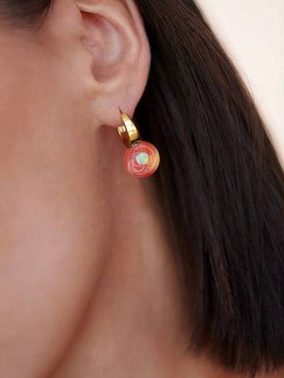 Серьги "Балийский закат"