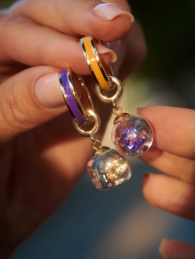 Серьги "Разноглазки 2.0"