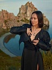 Кулон "Снежное рандеву"