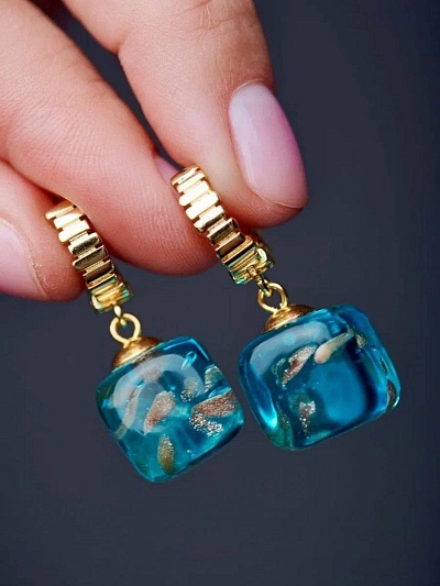 Серьги "Осенний поцелуй"