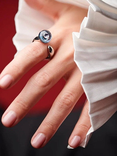 Комплект "Пульс галактики" с кольцом