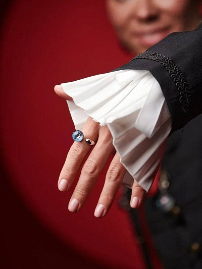 Комплект "Пульс галактики" с кольцом