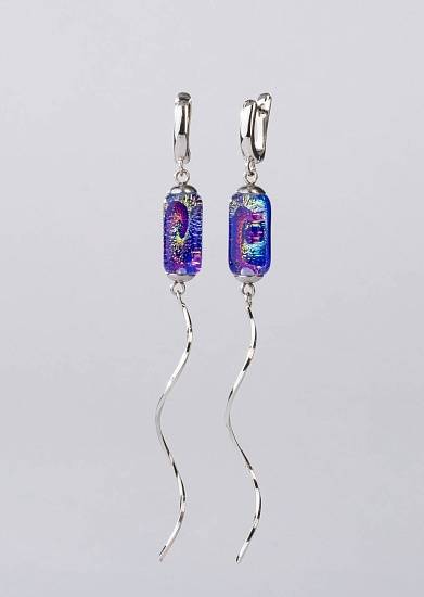 Серьги "Мелодия кометы"